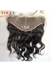 13x6 Full Lace Frontal Body Wave Human Hair,Bleached Knots,Natural Color